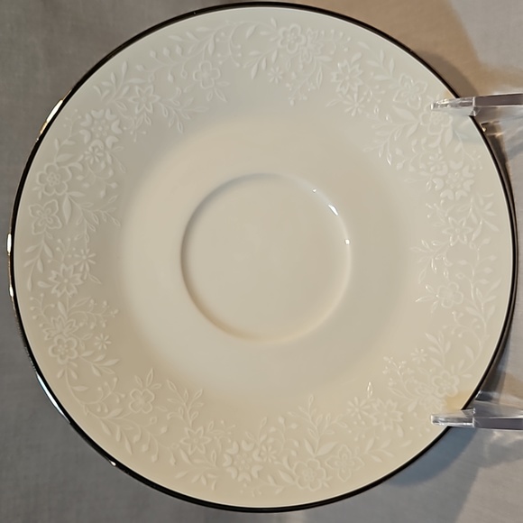 Noritake Affection 7192 Footed Cup & Saucer, Ivory China new - Picture 3 of 9